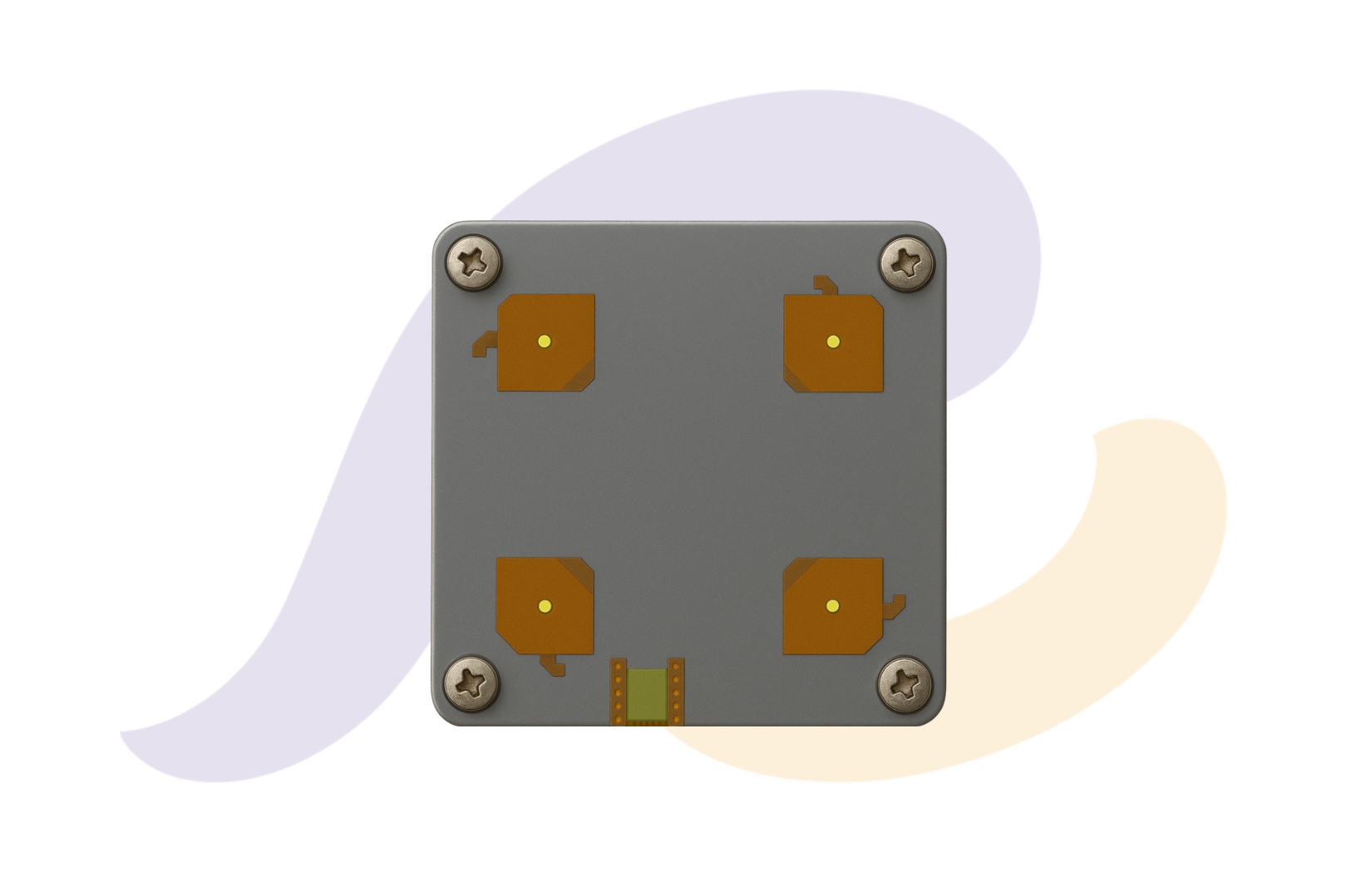 X-Band 2 x 2 Patch Antenna Array